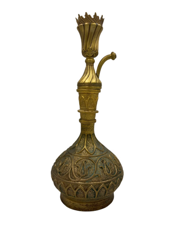 101: A Tombak gilt cooper hookah, Ottoman Empire - Loudos Auctions