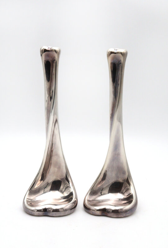 170: Tifanny & Co Bone candlesticks by Elsa Peretti