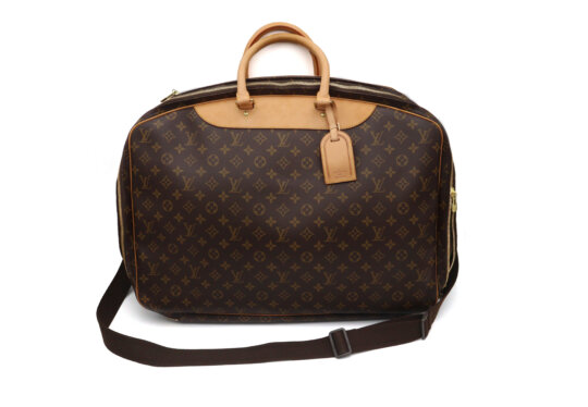 173: Louis Vuitton Alize Leather 3 Poches Travel Bag with shoulder strap